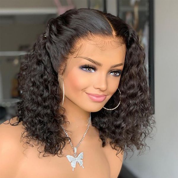 brazilian deep wave frontal wig 180 density human hair wigs for women short curly bob preplucked transparent t part lace remy, Black;brown
brazilian deep wave frontal wig 180 density human hair wigs for women short curly bob preplucked transparent t part lace remy, Black;brown