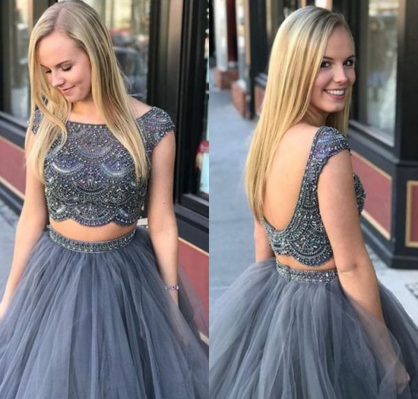 dark gray two piece prom dresses crystal beaded cap sleeves tulle ball gown prom dresses plus size pink sweet 16 dress quinceanera2082938, Black
dark gray two piece prom dresses crystal beaded cap sleeves tulle ball gown prom dresses plus size pink sweet 16 dress quinceanera2082938, Black