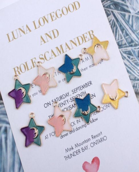 120 pcs of oil drip star charms pendant with a small moon inside 4 color for option8727128, Bronze;silver
120 pcs of oil drip star charms pendant with a small moon inside 4 color for option8727128, Bronze;silver