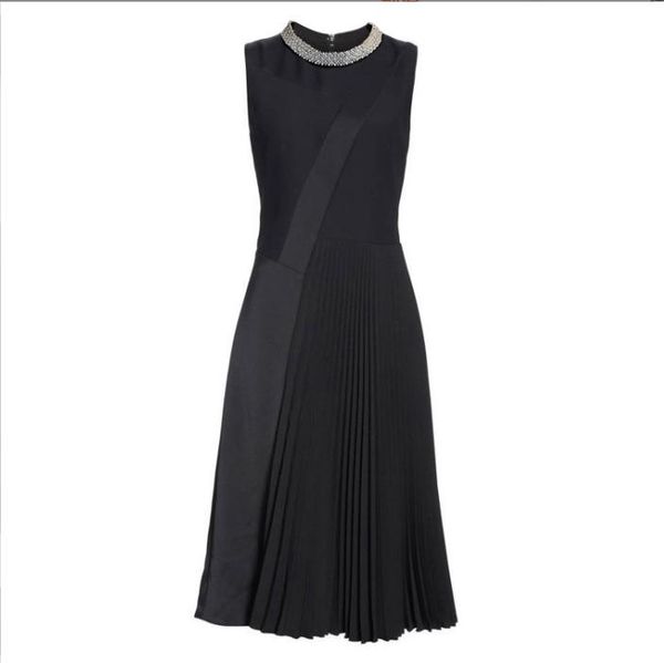 518 2023 runway dress crew neck sleeveless black embroidery dress empire brand same style dress flora print womens clothes sh
518 2023 runway dress crew neck sleeveless black embroidery dress empire brand same style dress flora print womens clothes sh
