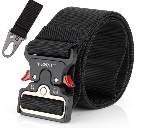 tactical nylon belt military metal buckle belt men swat army gear outdoor quality waist strap automatic ceintures width 50cm y1909811283, Black;brown
tactical nylon belt military metal buckle belt men swat army gear outdoor quality waist strap automatic ceintures width 50cm y1909811283, Black;brown