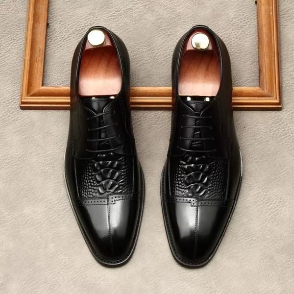 italian style brown black genuine leather oxford dress shoes lace up suit shoes footwear wedding formal mens shoes
italian style brown black genuine leather oxford dress shoes lace up suit shoes footwear wedding formal mens shoes