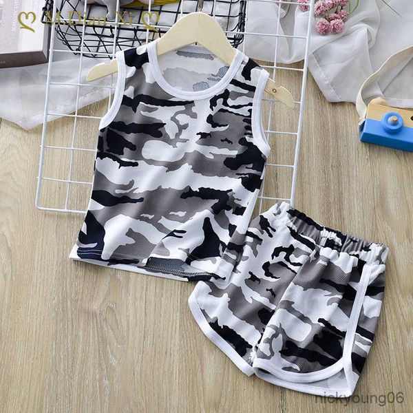 clothing sets new boys girls camouflage sleeveless two-piece children's vest shorts suit baby cotton sweat-absorbent sports, White
clothing sets new boys girls camouflage sleeveless two-piece children's vest shorts suit baby cotton sweat-absorbent sports, White
