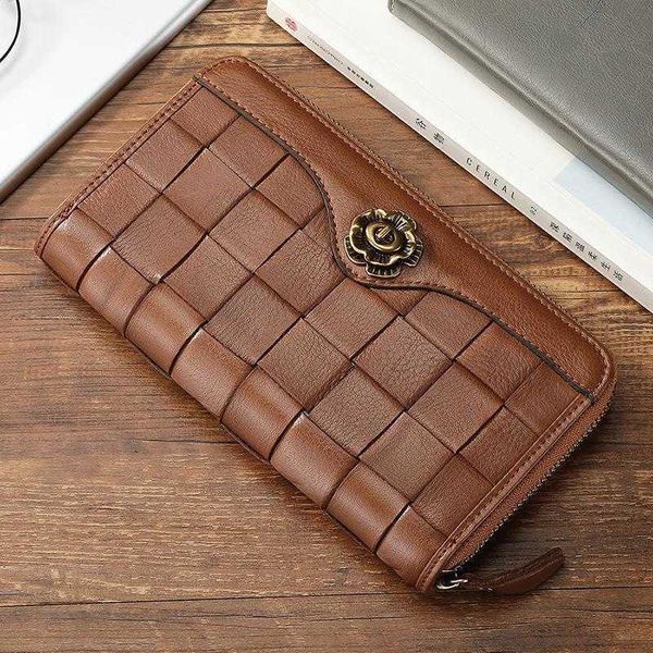first layer cowhide woven mens wallet long zipper vgenuine leather multifunction handbag cattlehide card bag clutch, Red;black
first layer cowhide woven mens wallet long zipper vgenuine leather multifunction handbag cattlehide card bag clutch, Red;black