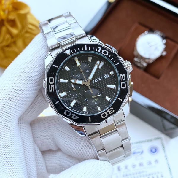 ta101 new aaa original brand watches for men classic business multifunction quartz watch luxury automatic date sport chronograph clock, Slivery;brown
ta101 new aaa original brand watches for men classic business multifunction quartz watch luxury automatic date sport chronograph clock, Slivery;brown