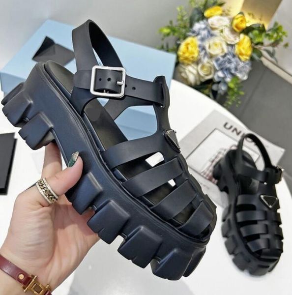 womens designer sandals rubber thick soled gear hollow baotou ladies casual heightening buckle roman tide outdoor fashion beach sandal, Black
womens designer sandals rubber thick soled gear hollow baotou ladies casual heightening buckle roman tide outdoor fashion beach sandal, Black