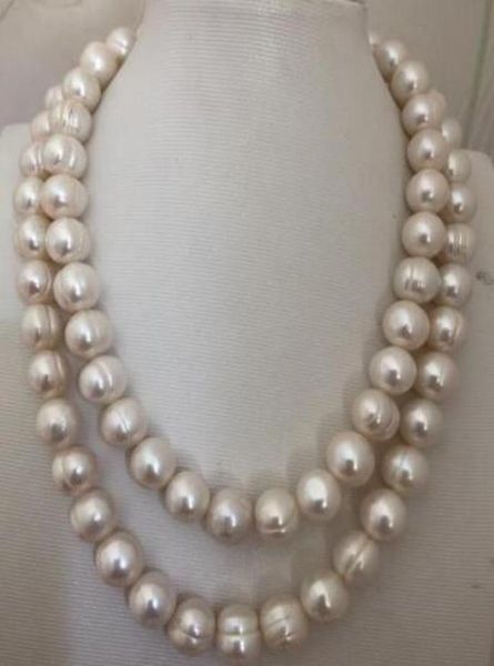 gorgeous 1213mm south sea white pearl necklace 925 silver017556743, Silver