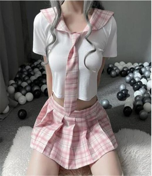 japanese korean version jk suit woman high school uniform sailor navy cosplay costumes student girls plaid pleated skirt6552955, White;red
japanese korean version jk suit woman high school uniform sailor navy cosplay costumes student girls plaid pleated skirt6552955, White;red