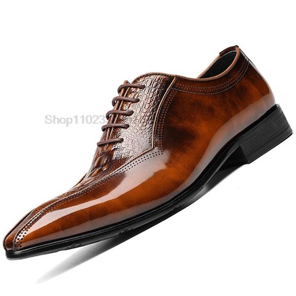 fashion men dress genuine leather shoes snake skin prints classic black brown lace up pointed italian men oxford formal shoes
fashion men dress genuine leather shoes snake skin prints classic black brown lace up pointed italian men oxford formal shoes