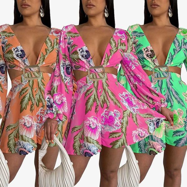 casual dresses spring and summer style long sleeve deep v-neck tight waist jumpsuit loose t230530, Black;gray
casual dresses spring and summer style long sleeve deep v-neck tight waist jumpsuit loose t230530, Black;gray