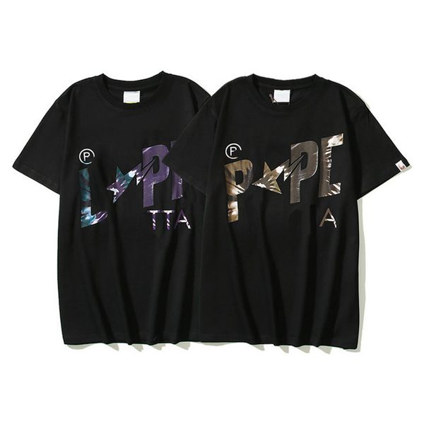 2023summer new mens womens designer t shirts printed fashion man t shirt cotton casual tees short sleeve luxury hip hop streetwear tshirts, White;black
2023summer new mens womens designer t shirts printed fashion man t shirt cotton casual tees short sleeve luxury hip hop streetwear tshirts, White;black