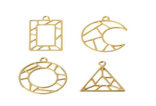 4pc geometric shape open bezel charm pressed flower blank frame hollow pendant for diy jewelry making6437188, Bronze;silver
4pc geometric shape open bezel charm pressed flower blank frame hollow pendant for diy jewelry making6437188, Bronze;silver