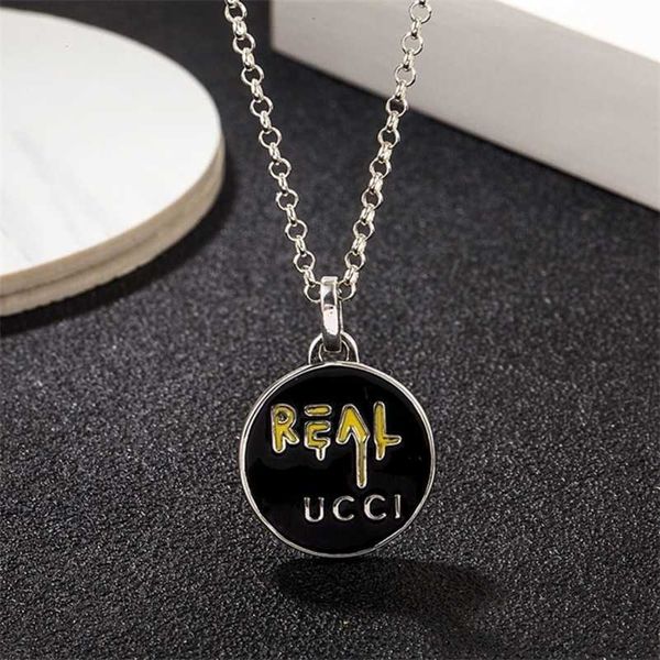 designer jewelry bracelet necklace ring ins punk style sterling real black enamel drop glue hip hop chain, Silver
designer jewelry bracelet necklace ring ins punk style sterling real black enamel drop glue hip hop chain, Silver