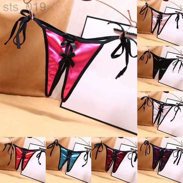 briefs panties women's crotchles t-back panties lingerie g-string underwear thong lace-up bow low waist open crotch satin j230530, Red;black
briefs panties women's crotchles t-back panties lingerie g-string underwear thong lace-up bow low waist open crotch satin j230530, Red;black