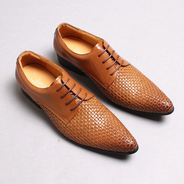 to weave oxford formal dress shoes wedding man shoe party office business fashion designer genuine leather black brown man shoes
to weave oxford formal dress shoes wedding man shoe party office business fashion designer genuine leather black brown man shoes