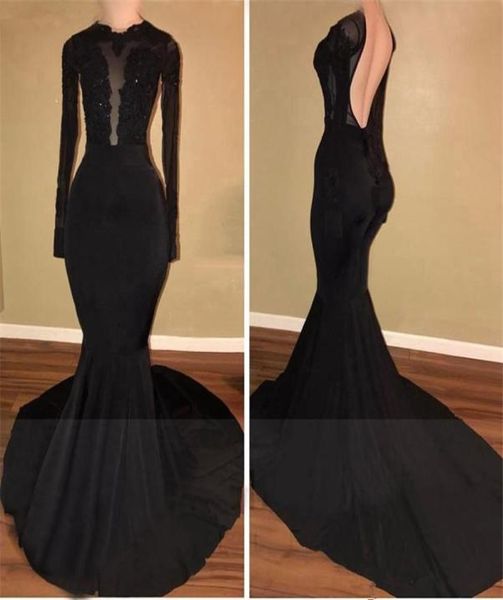 black mermaid prom dresses 2019 lace appliques long sleeves prom dress backless evening dresses formal gowns6398729
black mermaid prom dresses 2019 lace appliques long sleeves prom dress backless evening dresses formal gowns6398729