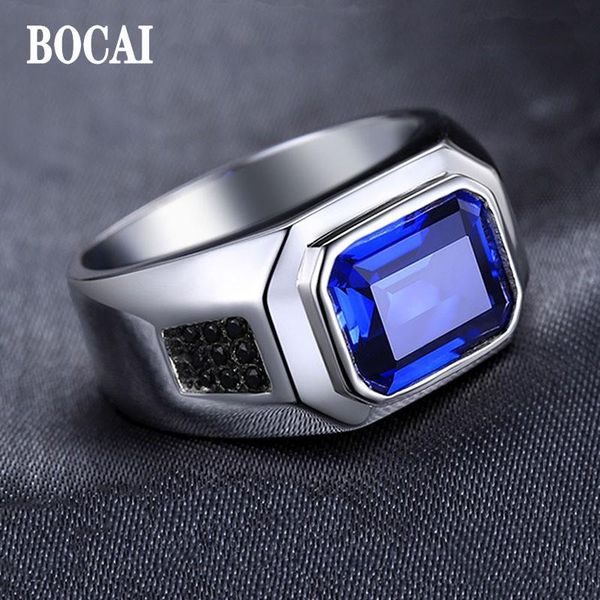 rings bocai 2022 new 100% pure s925 silver jewelry classic dark blue cubic zirconia 3a personalized atmosphere punk trend men's ring, Slivery;golden
rings bocai 2022 new 100% pure s925 silver jewelry classic dark blue cubic zirconia 3a personalized atmosphere punk trend men's ring, Slivery;golden