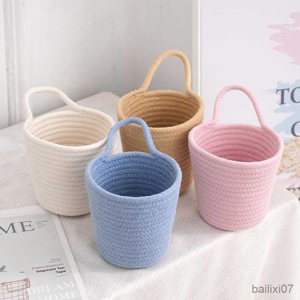 basket cotton rope woven storage basket desksundries keys toys snacks organizer box small laundry baskets 12x15x17cm
basket cotton rope woven storage basket desksundries keys toys snacks organizer box small laundry baskets 12x15x17cm