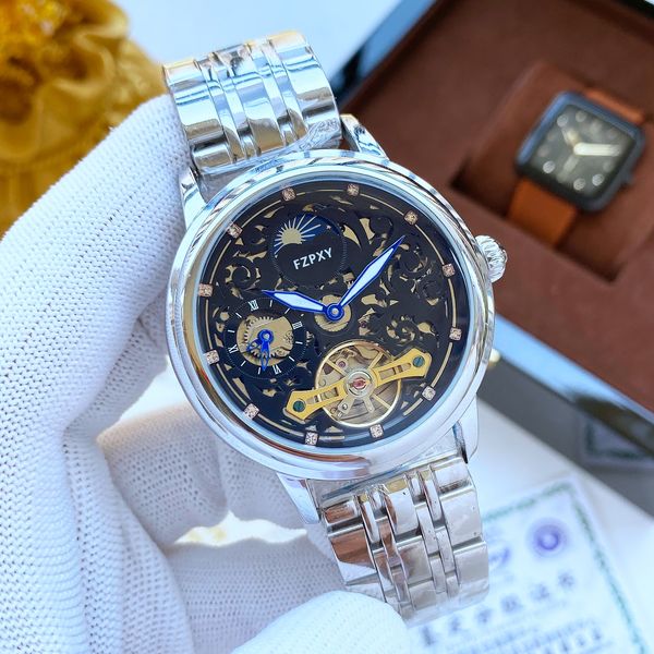 pph17 luxury brand mens watches classic luxury stainless steel waterproof watch business automatic mechanical sports aaa clocks, Slivery;brown
pph17 luxury brand mens watches classic luxury stainless steel waterproof watch business automatic mechanical sports aaa clocks, Slivery;brown