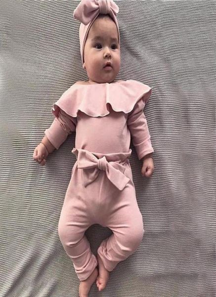 baby girl clothes set newborn infant girls frill solid romper bodysuit bow pant outfits infant new born outfits kids clothing7808139, White
baby girl clothes set newborn infant girls frill solid romper bodysuit bow pant outfits infant new born outfits kids clothing7808139, White