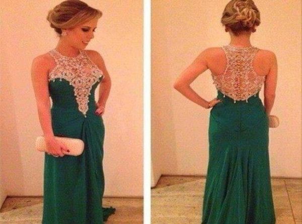 2019 new arrival gorgeous emerald green prom dresses high neck sleeveless floor length chiffon beaded rhionestone evening party pr6177295, Black
2019 new arrival gorgeous emerald green prom dresses high neck sleeveless floor length chiffon beaded rhionestone evening party pr6177295, Black