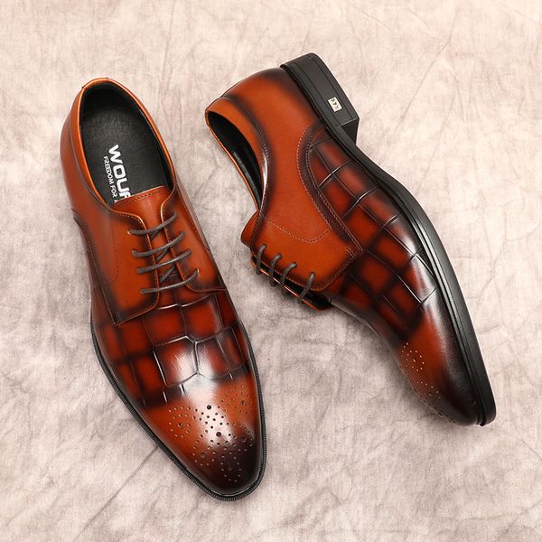 crocodile pattern shoes for men formal genuine leather elegant dress shoes men black brown lace up wedding casual oxford shoes
crocodile pattern shoes for men formal genuine leather elegant dress shoes men black brown lace up wedding casual oxford shoes