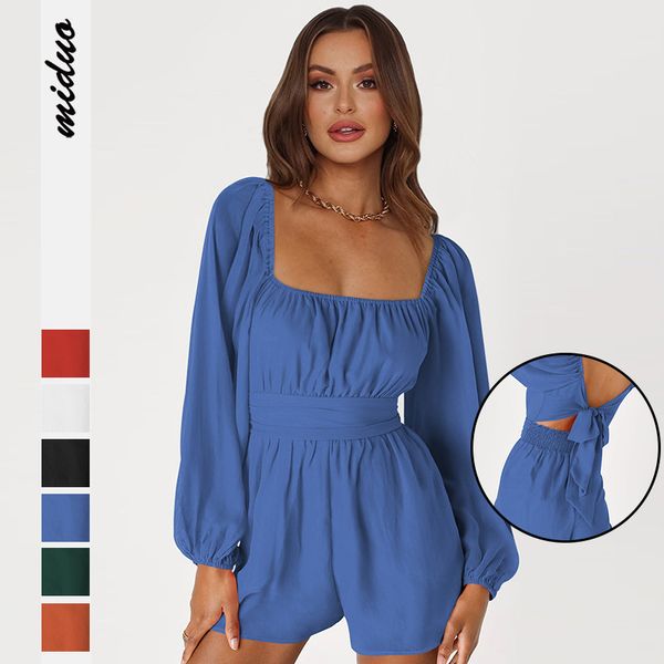 summer clothing womens casual jumpsuits shorts big u-neck long lantern sleeve backless rompers high-waist shorts loose pants for girls solid, Black;white
summer clothing womens casual jumpsuits shorts big u-neck long lantern sleeve backless rompers high-waist shorts loose pants for girls solid, Black;white