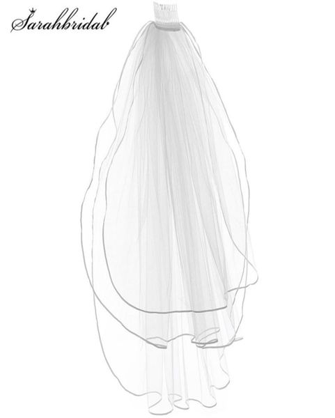 4 colors bridal veils with comb 3t tulle ribbon edge wedding accessories shoulder length veils in stock 110547183527, Black
4 colors bridal veils with comb 3t tulle ribbon edge wedding accessories shoulder length veils in stock 110547183527, Black