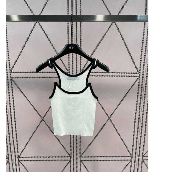23ss womens designer clothing womens knits crewneck patchwork color hidden shoulder strap embroidery knitted suspender womens clothes a1, White
23ss womens designer clothing womens knits crewneck patchwork color hidden shoulder strap embroidery knitted suspender womens clothes a1, White