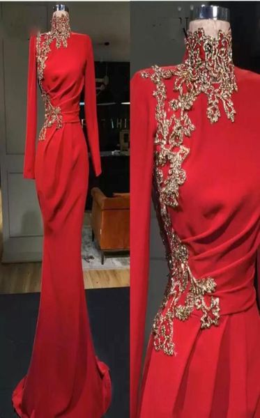 dubai muslim luxury mermaid evening dresses long lace appliques full sleeves beading crystal floor length prom dress formal party 6963807, Black;red
dubai muslim luxury mermaid evening dresses long lace appliques full sleeves beading crystal floor length prom dress formal party 6963807, Black;red