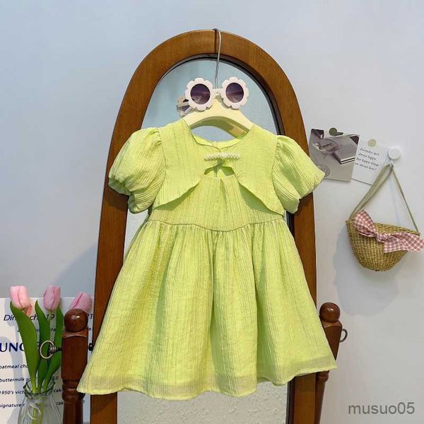 girl's dresses girl's dress summer new version of the girl's short-sleeved dress solid color thin princess dress, Red;yellow
girl's dresses girl's dress summer new version of the girl's short-sleeved dress solid color thin princess dress, Red;yellow