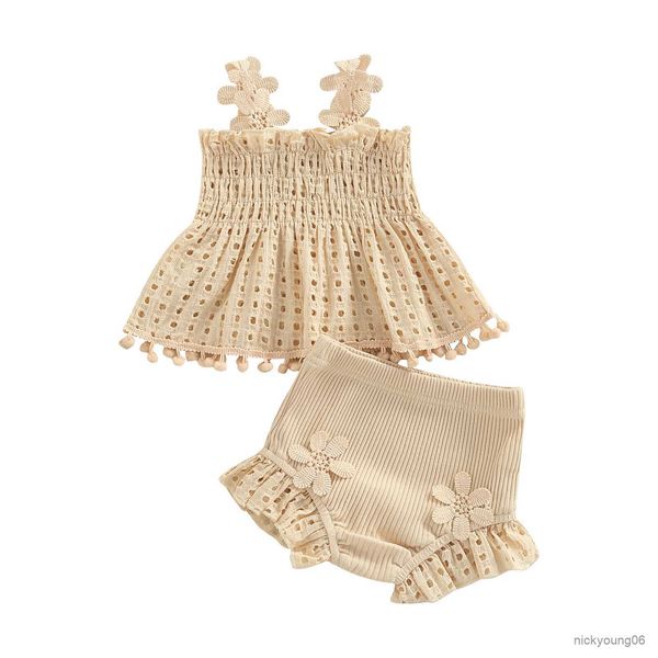 clothing sets baby girls summer outfit solid color pleated tank and stretch casual ruffle shorts 2pcs set, White
clothing sets baby girls summer outfit solid color pleated tank and stretch casual ruffle shorts 2pcs set, White