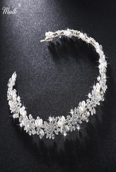 miallo luxury clear crystal bridal hair vine pearls wedding hair jewelry accessories headpiece women crowns pageant hsj45061044614, Slivery;golden
miallo luxury clear crystal bridal hair vine pearls wedding hair jewelry accessories headpiece women crowns pageant hsj45061044614, Slivery;golden