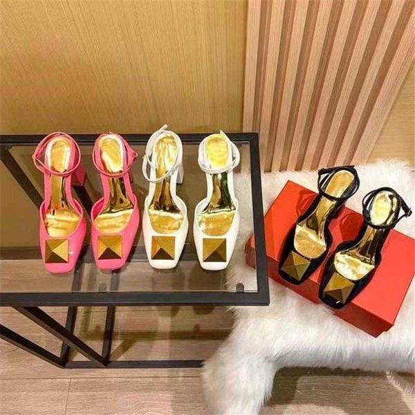 trendy famous brand vltn ankle strap chunky heels sandals genuine leather designer luxury new arrival shoes women's sandals, Black
trendy famous brand vltn ankle strap chunky heels sandals genuine leather designer luxury new arrival shoes women's sandals, Black