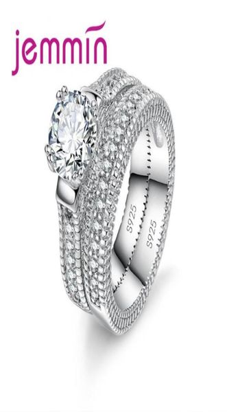 white bridal wedding ring set jewelry promise cz stone wedding rings for women original silver jewelry9830198
white bridal wedding ring set jewelry promise cz stone wedding rings for women original silver jewelry9830198