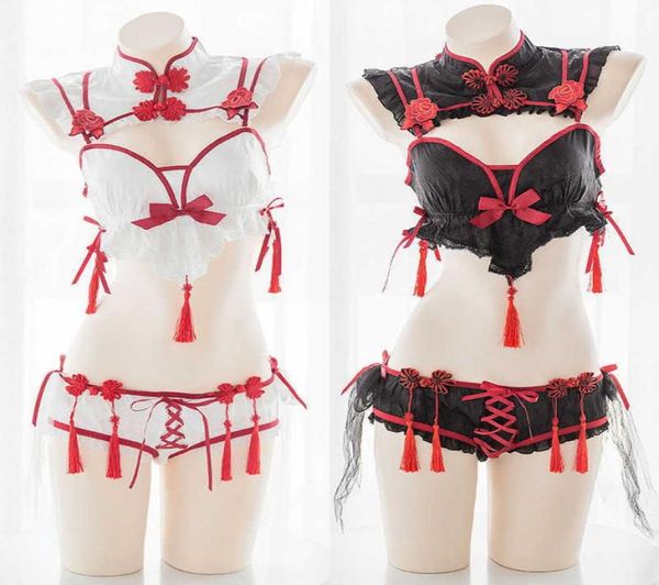 gothic vintage cheongsam lingerie set maid demon cosplay uniform lolita lace embroidery tassels private underwear set x06262856113, Red;black
gothic vintage cheongsam lingerie set maid demon cosplay uniform lolita lace embroidery tassels private underwear set x06262856113, Red;black