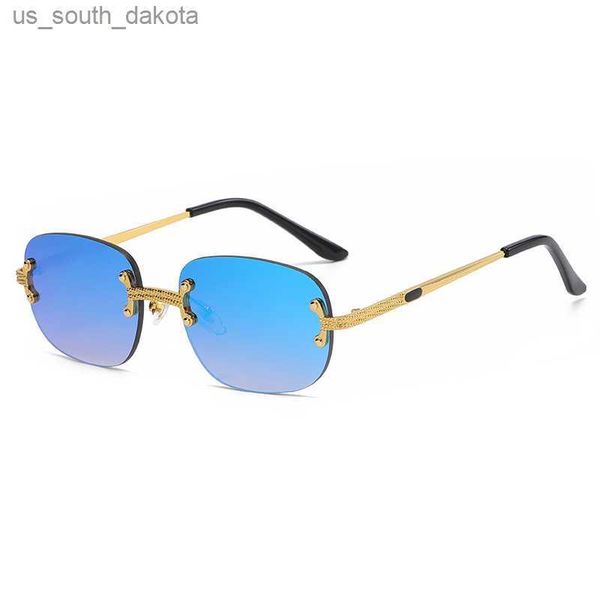sunglasses 2023 fashion luxury brand desiger vintage trendy sunglasses women men rays uv400 shades rimless gradient sun glasses party l23052, White;black
sunglasses 2023 fashion luxury brand desiger vintage trendy sunglasses women men rays uv400 shades rimless gradient sun glasses party l23052, White;black