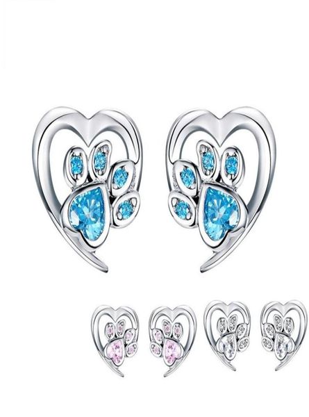 blue crystal pet paw stud earrings for girl heart shape cz footprint ear studs jewelry women design bijoux sce65432155084537471, Golden;silver
blue crystal pet paw stud earrings for girl heart shape cz footprint ear studs jewelry women design bijoux sce65432155084537471, Golden;silver