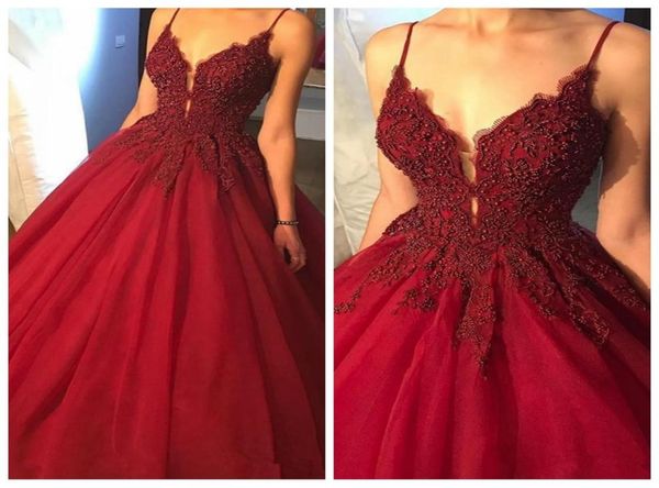 charming beading ball gown prom dresses spaghetti straps burgundy puffy tulle evening gowns formal long party dress4710020, Black
charming beading ball gown prom dresses spaghetti straps burgundy puffy tulle evening gowns formal long party dress4710020, Black
