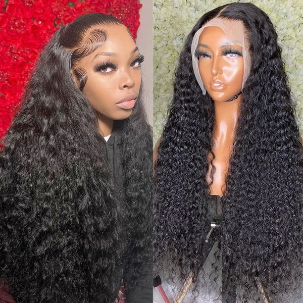 water wave lace front wig curly 40 inch human hair wigs for women 360 full 13x6 hd wet and wavy 13x4 loose deep wave frontal wig, Black;brown
water wave lace front wig curly 40 inch human hair wigs for women 360 full 13x6 hd wet and wavy 13x4 loose deep wave frontal wig, Black;brown
