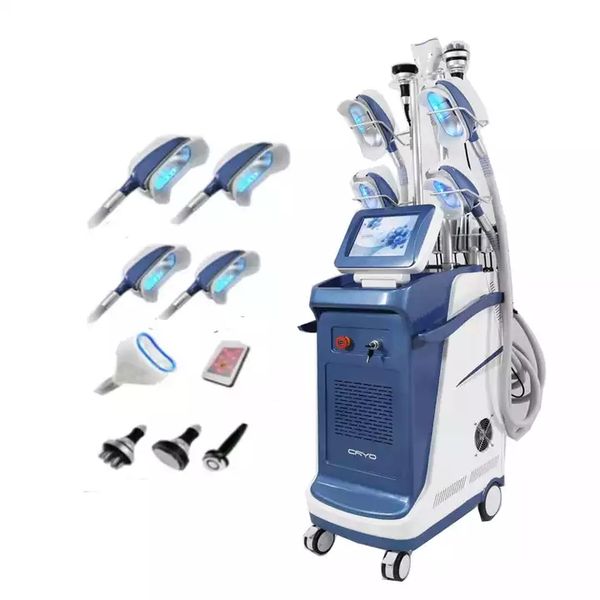 360 five heads rf equipment low temperature frozen fat decomposition machine four heads working simultaneously
360 five heads rf equipment low temperature frozen fat decomposition machine four heads working simultaneously