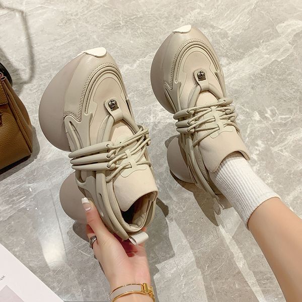 women sneakers genuine leather platform sneakers women casual shoes chunky sneaker 6cm increase designer thick sole dad shoes, Black
women sneakers genuine leather platform sneakers women casual shoes chunky sneaker 6cm increase designer thick sole dad shoes, Black