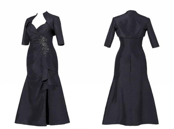 black mother of the bride groom suit dresses with jacket mermaid side split taffeta sequin beaded pleated plus size evening g3421374, Black;red
black mother of the bride groom suit dresses with jacket mermaid side split taffeta sequin beaded pleated plus size evening g3421374, Black;red