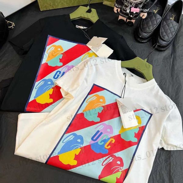 men's t-shirts 23 spring/summer rabbit new letter printing loose cotton short sleeve for men and women fashion t230530, White;black
men's t-shirts 23 spring/summer rabbit new letter printing loose cotton short sleeve for men and women fashion t230530, White;black
