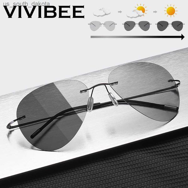 sunglasses vivibee polarized pchromic men pilot sunglasses women aviation titanium sun glasses 52mm light weight color change goggles l23052, White;black
sunglasses vivibee polarized pchromic men pilot sunglasses women aviation titanium sun glasses 52mm light weight color change goggles l23052, White;black