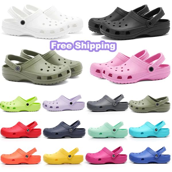 croccs clog classic designer sandals summer waterproof slide black white red men women slippers nursing beach shoes
croccs clog classic designer sandals summer waterproof slide black white red men women slippers nursing beach shoes