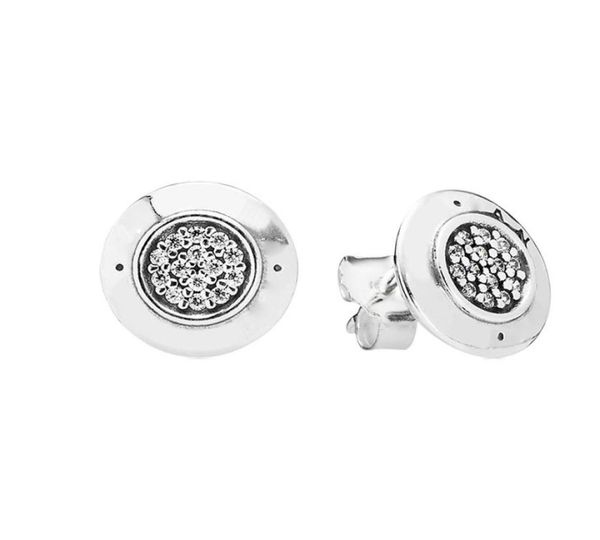 authentic sterling silver pave disc stud earring classic design men womens party jewelry for pandora girlfriend gift earrings with4158437, Golden;silver
authentic sterling silver pave disc stud earring classic design men womens party jewelry for pandora girlfriend gift earrings with4158437, Golden;silver
