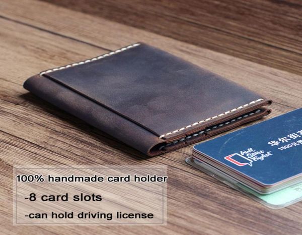 100 handmade vintage genuine leather credit card holder men cowhide business card wallet case women small purse mc4072457142, Brown;gray
100 handmade vintage genuine leather credit card holder men cowhide business card wallet case women small purse mc4072457142, Brown;gray