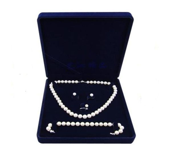 19x19x4cm velvet jewelry set box long pearl necklace box gift box display blue color5479846, Black;white
19x19x4cm velvet jewelry set box long pearl necklace box gift box display blue color5479846, Black;white