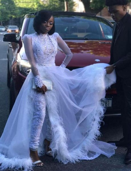 unique black girl prom dresses with detachable tulle train jumpsuit party gowns long sleeve crystal lace see through pageant d7466627
unique black girl prom dresses with detachable tulle train jumpsuit party gowns long sleeve crystal lace see through pageant d7466627